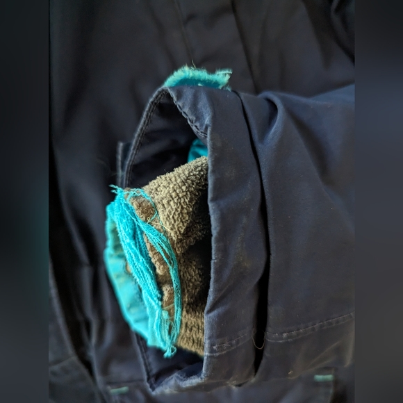 Kids Land's End Squall Coat - Blue, Size M 10/12 - Picture 8 of 11